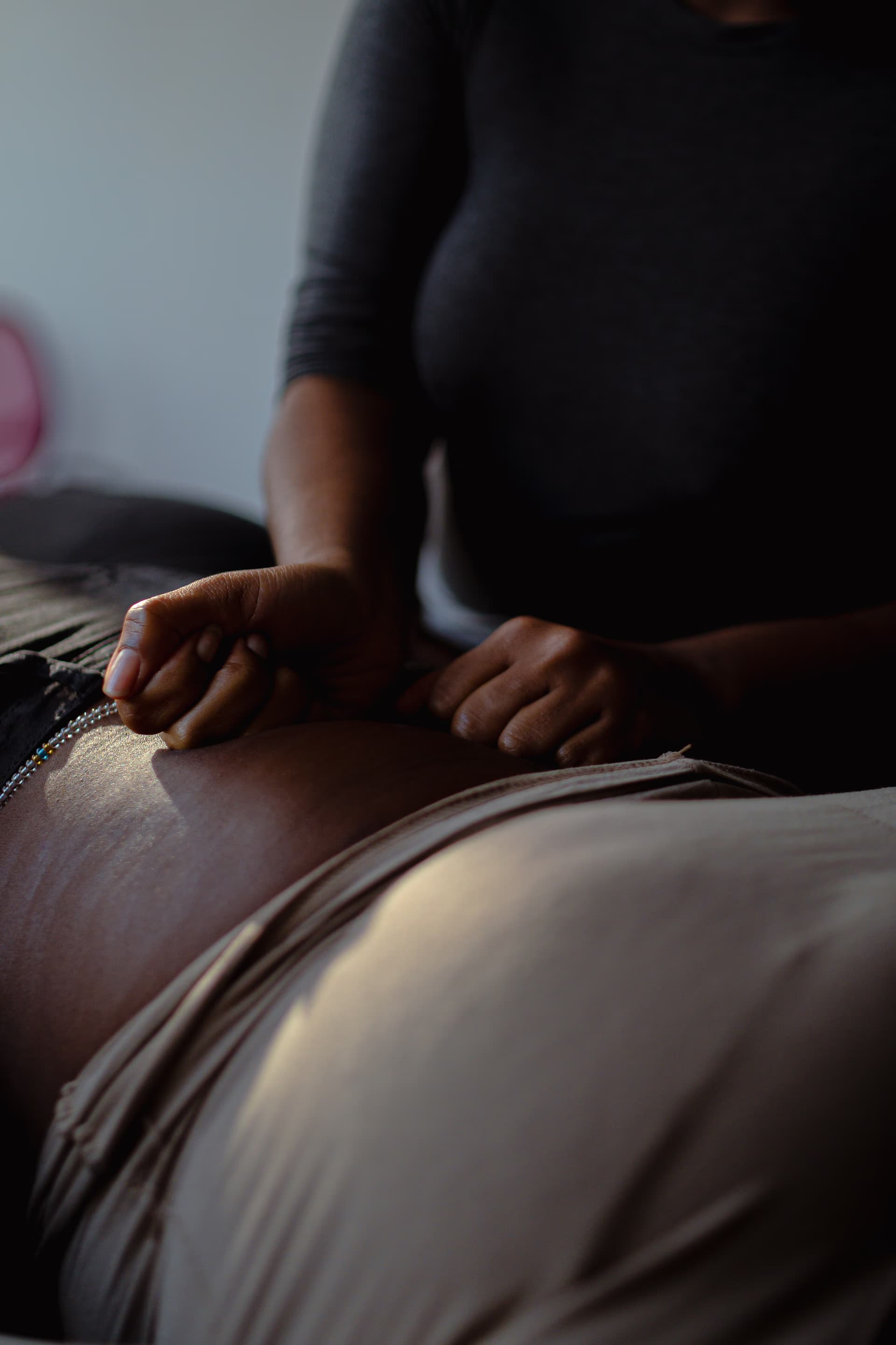 Womb massage therapy